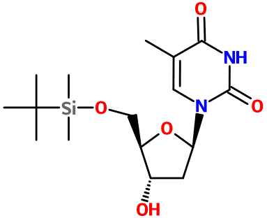 MC080669 5'-O-(tert-Butyldimethylsilyl)thymidine (图片) MC080669 5'-O-(tert-Butyldimethylsilyl)thymidine